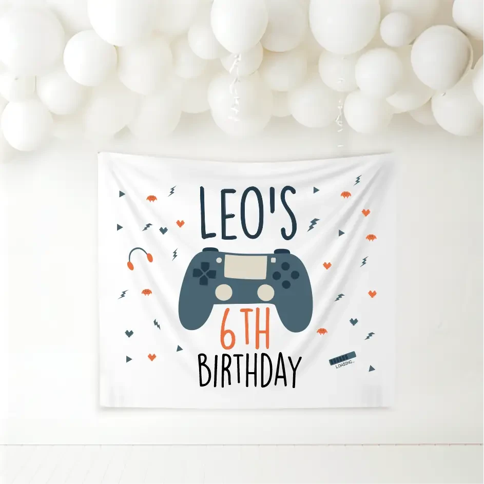 Birthday Banner - Gamer - Timber Tinkers