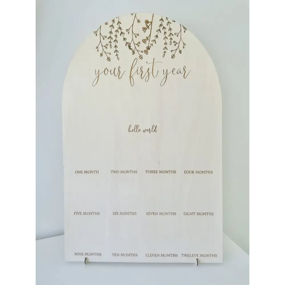 Birthday Board - Floral - Timber Tinkers