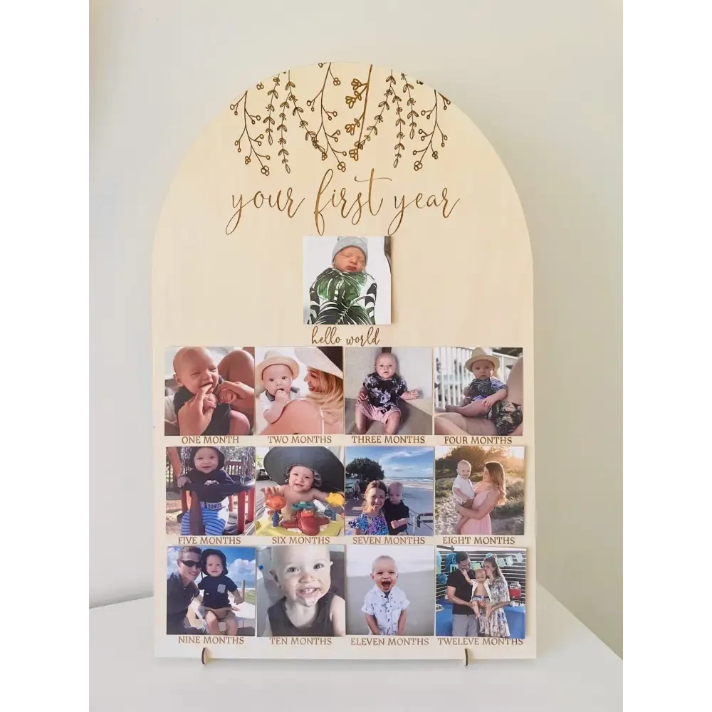 Birthday Board - Floral - Timber Tinkers