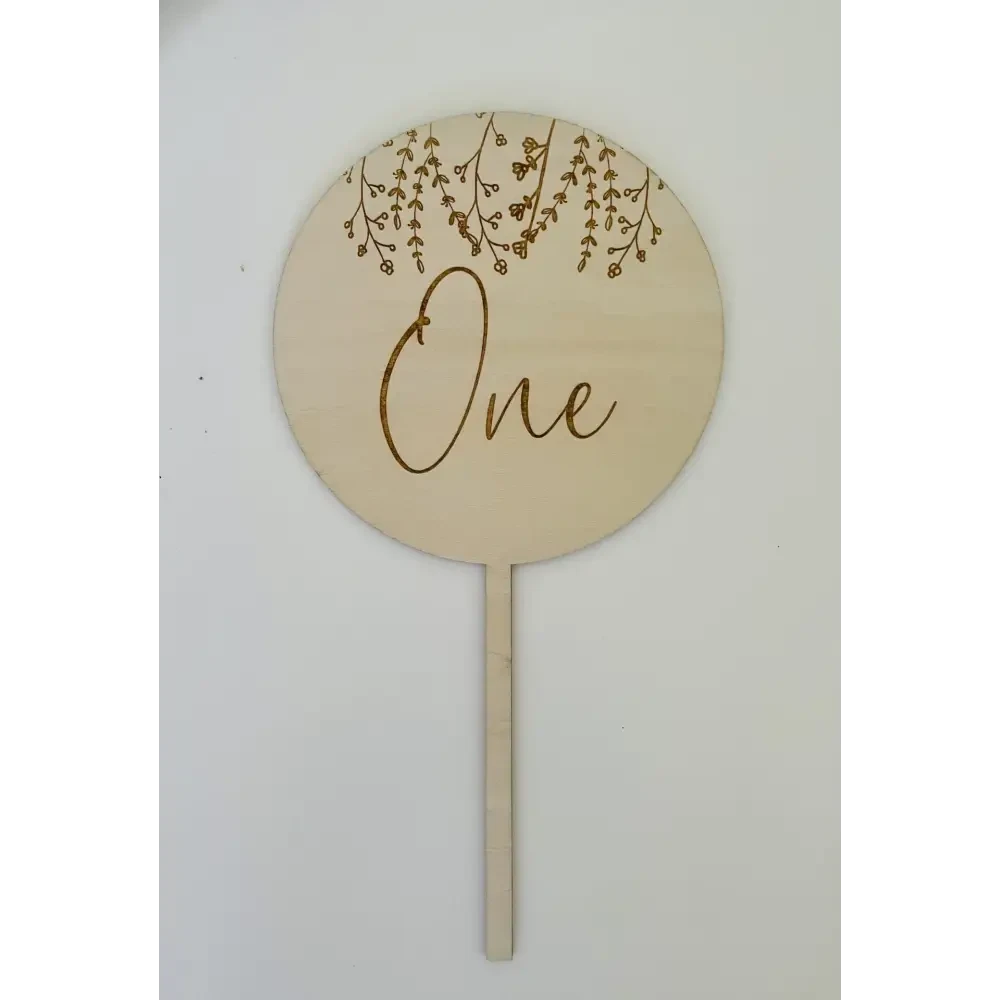 Birthday Board - Floral - Timber Tinkers