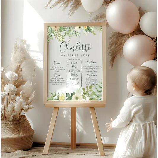 Birthday Board - Foilage - Timber Tinkers