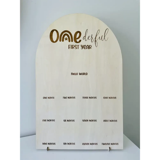 Birthday Board - Rainbow - Timber Tinkers