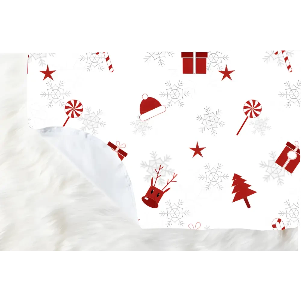 Blanket - Candy Cane Christmas Decorations - Timber Tinkers