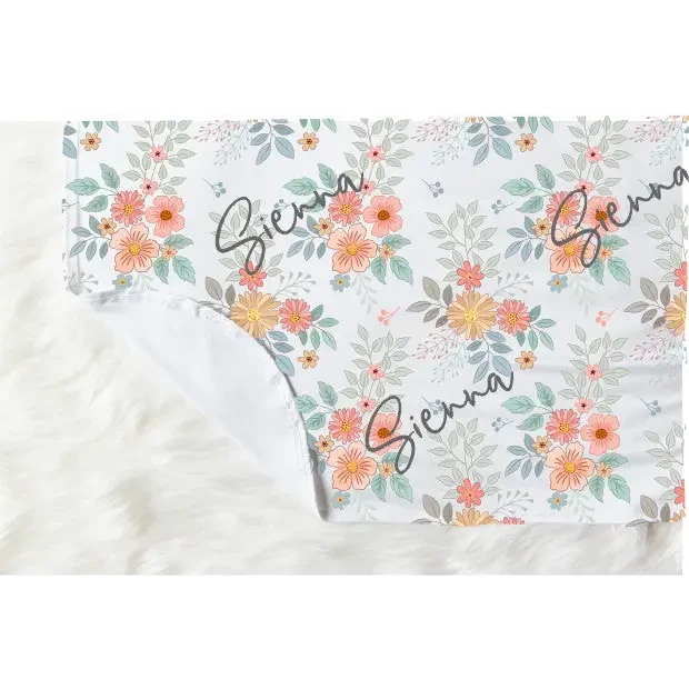 Blanket - Retro Flower - Timber Tinkers