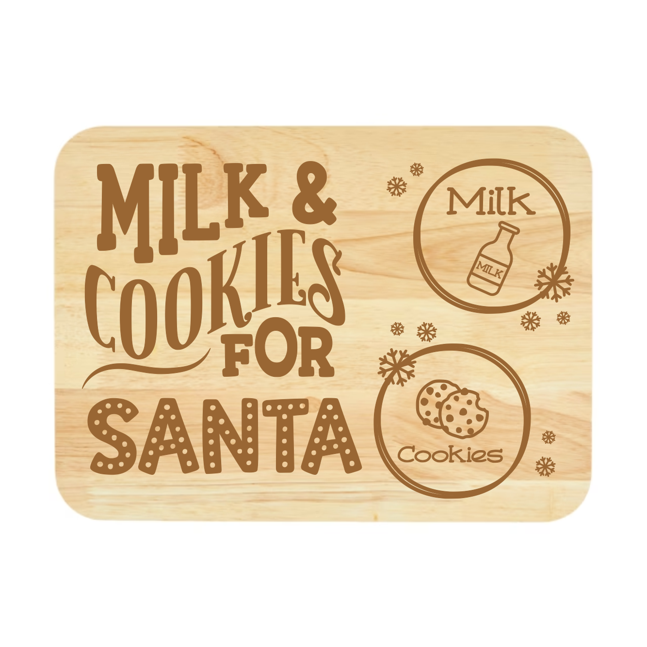 Large Santa Tray Board