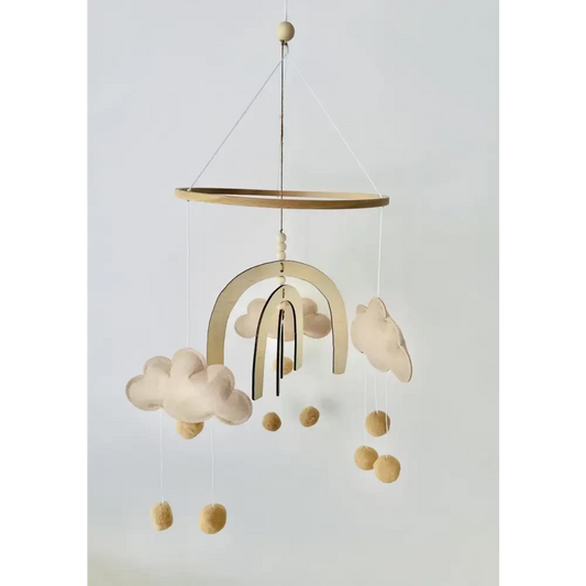 Boho Rainbow Nursery Mobile - Timber Tinkers
