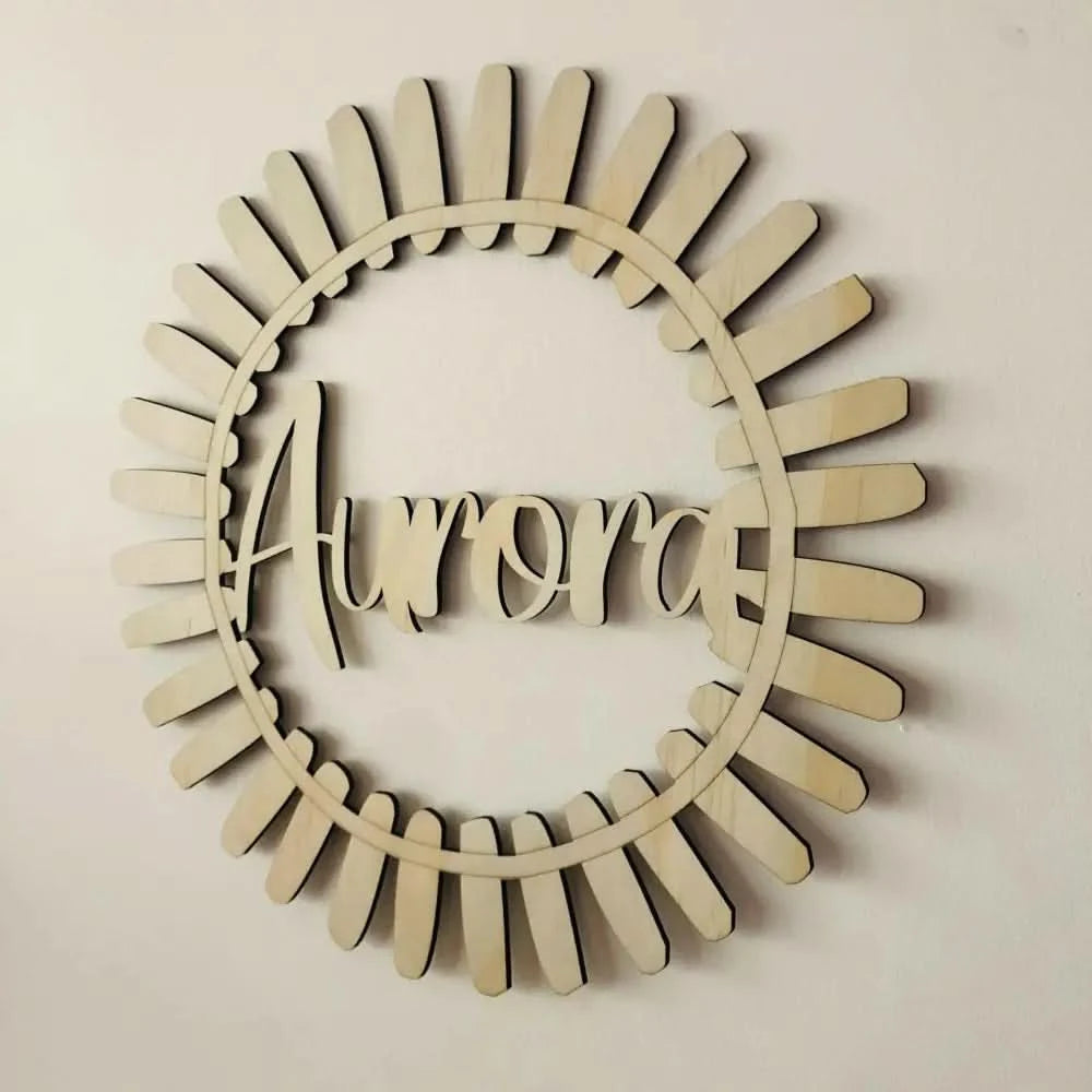 Boho Sun Personalized Sign - Timber Tinkers