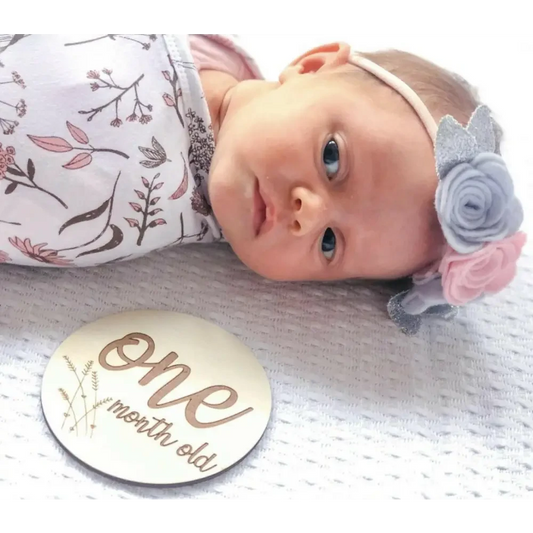 Botanical Wooden Milestones - Timber Tinkers