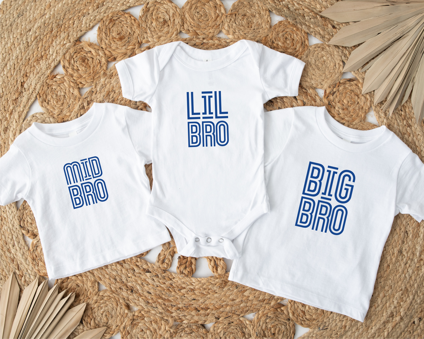 Bro Blue White Tshirt