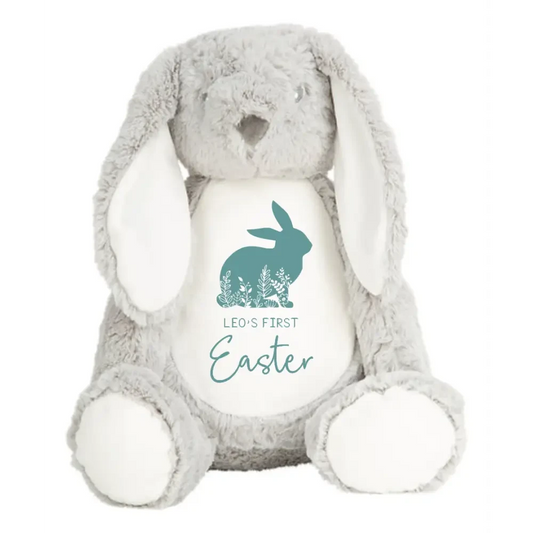 Bunny Plush - First Easter Bunny Floral - Timber Tinkers