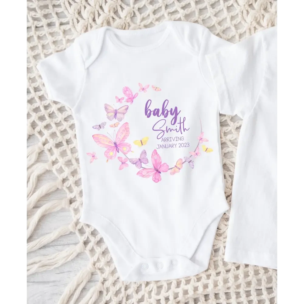 Butterfly Baby onesie - Timber Tinkers