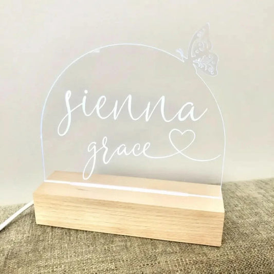 Butterfly Night Light - Timber Tinkers