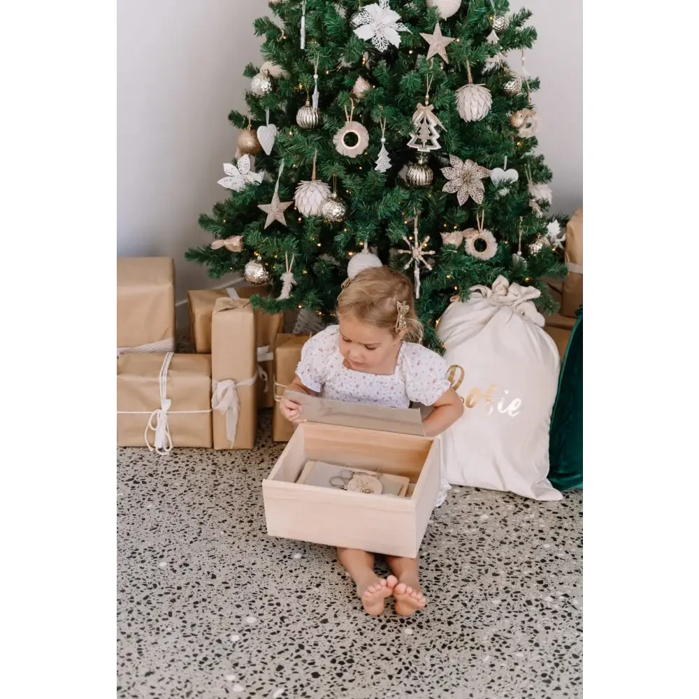 Christmas Box - Christmas Floral - Timber Tinkers