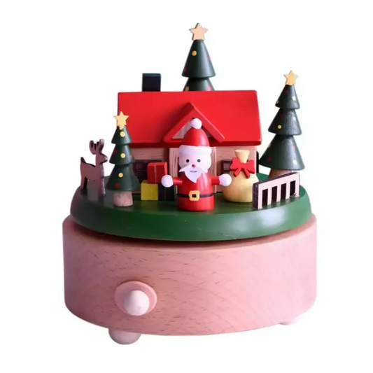 Christmas Music Box - Santa House - Timber Tinkers