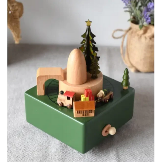 Christmas Music Box - Train - Timber Tinkers