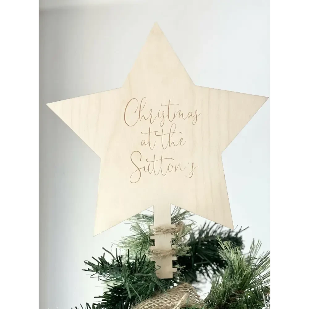 Christmas Tree Topper - Star - Timber Tinkers