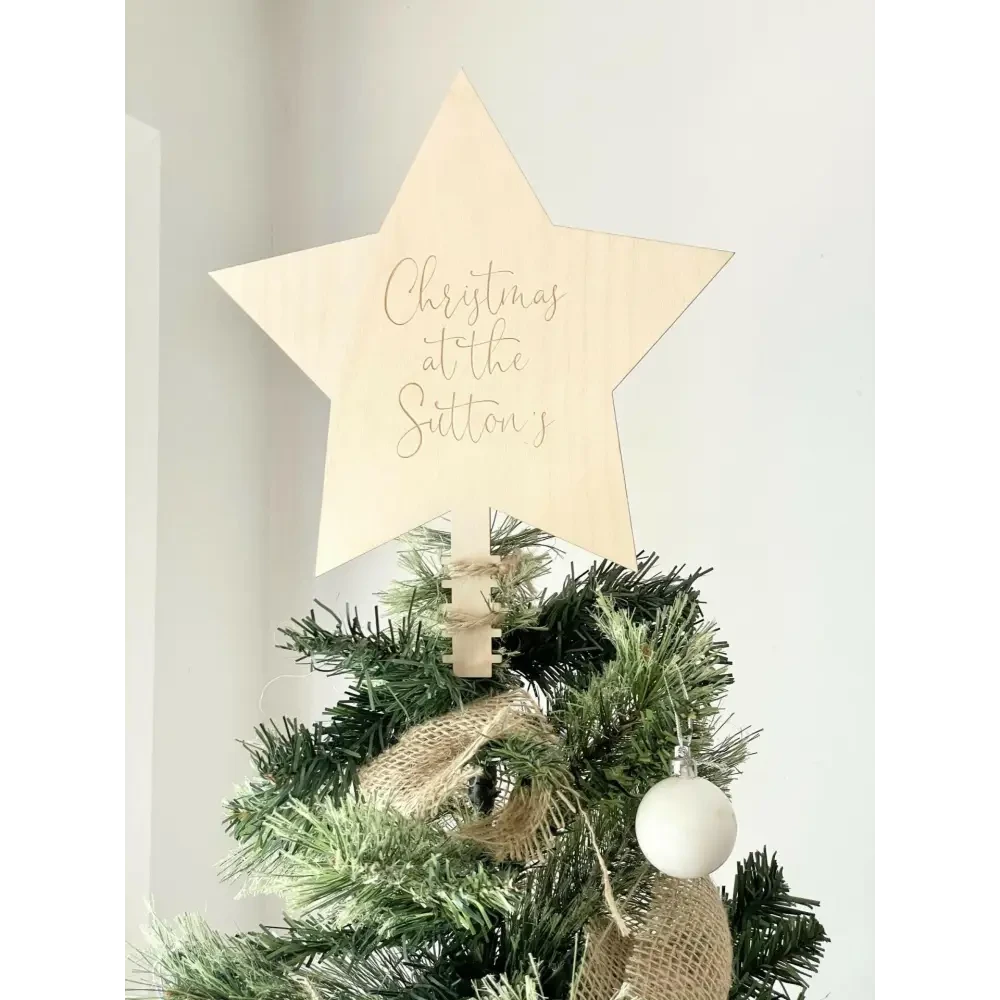 Christmas Tree Topper - Star - Timber Tinkers