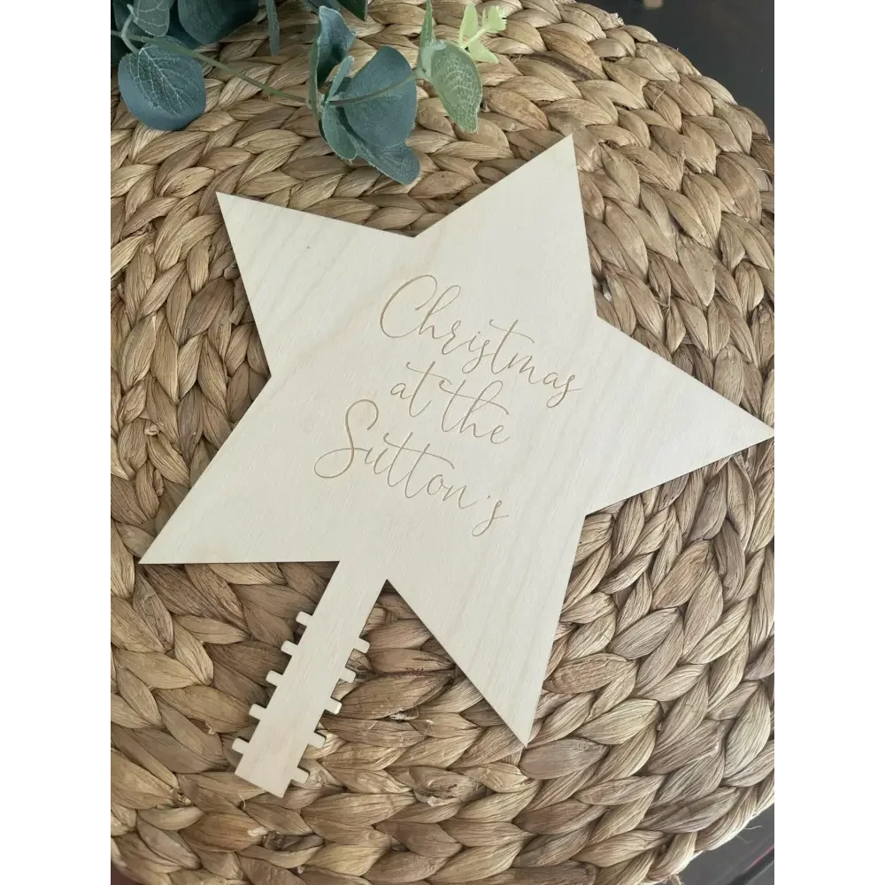 Christmas Tree Topper - Star - Timber Tinkers
