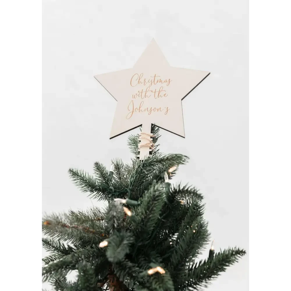 Christmas Tree Topper - Star - Timber Tinkers
