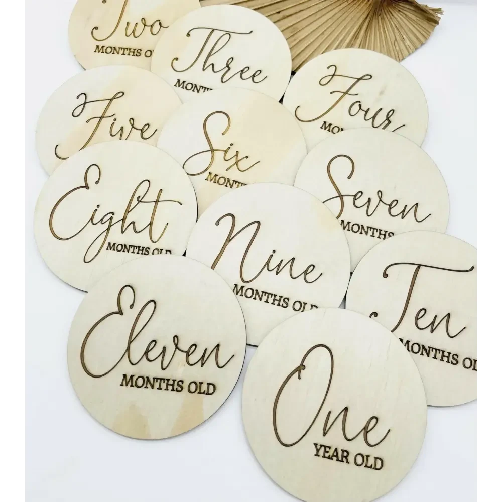 Classic Wooden Milestones - Timber Tinkers