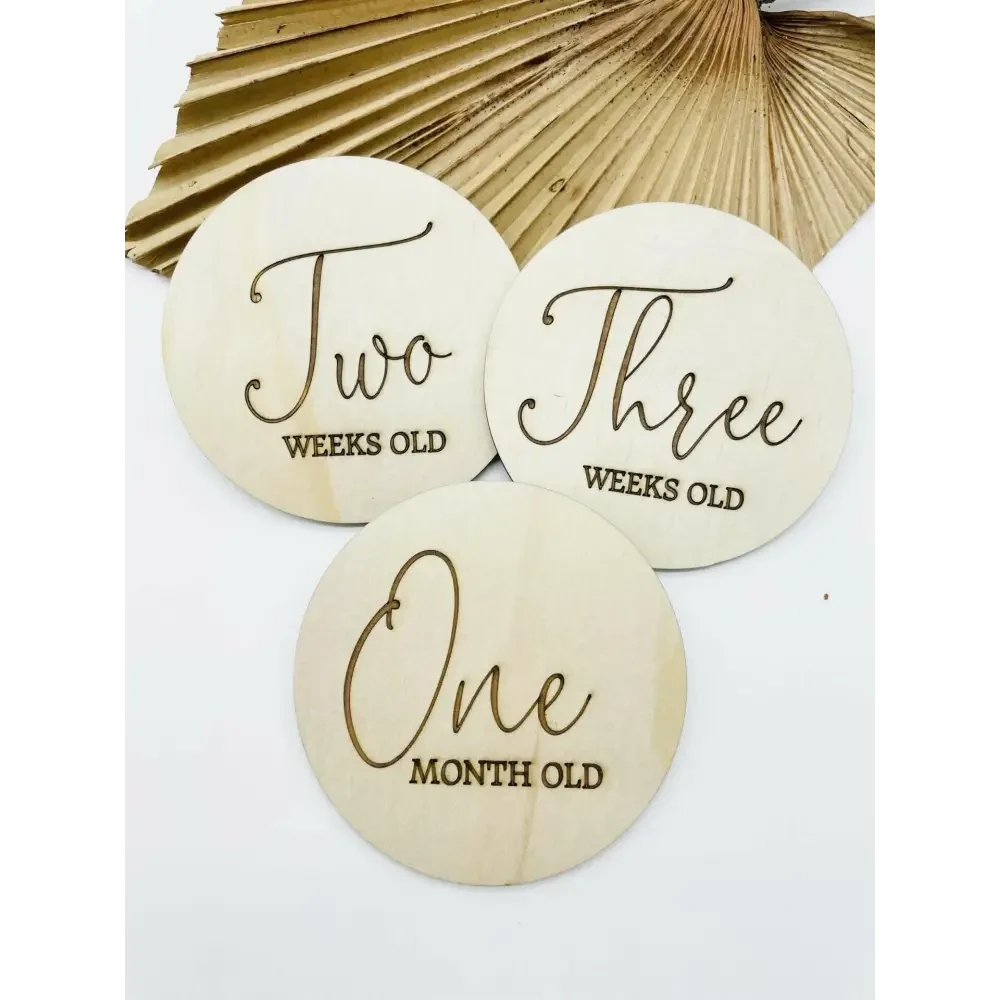 Classic Wooden Milestones - Timber Tinkers