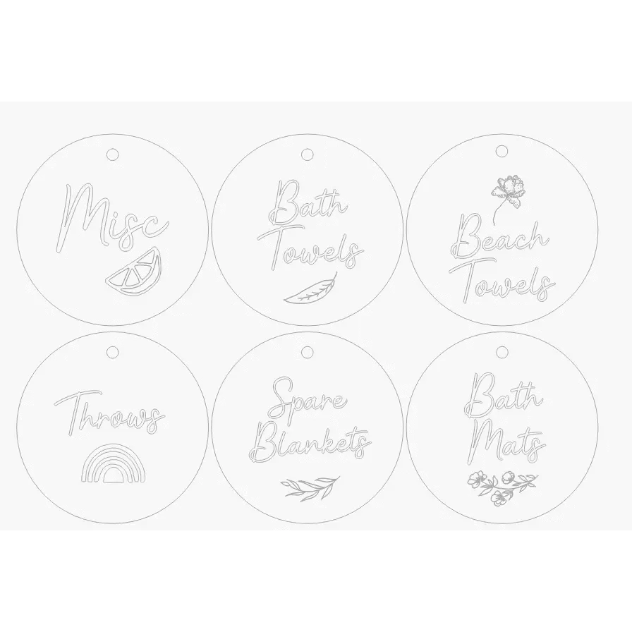 Custom Storage Labels - Timber Tinkers