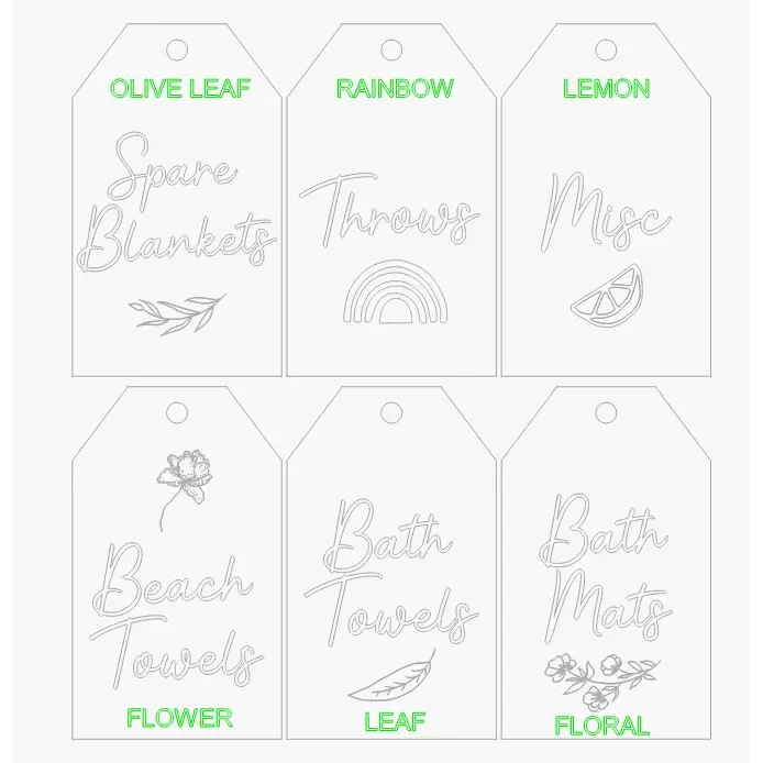 Custom Storage Labels - Timber Tinkers