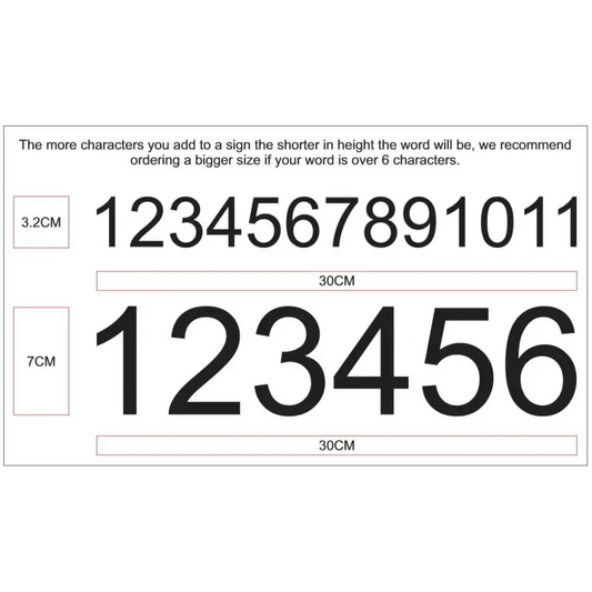 Custom Wall Script LARGE (1.4m Length) - Timber Tinkers