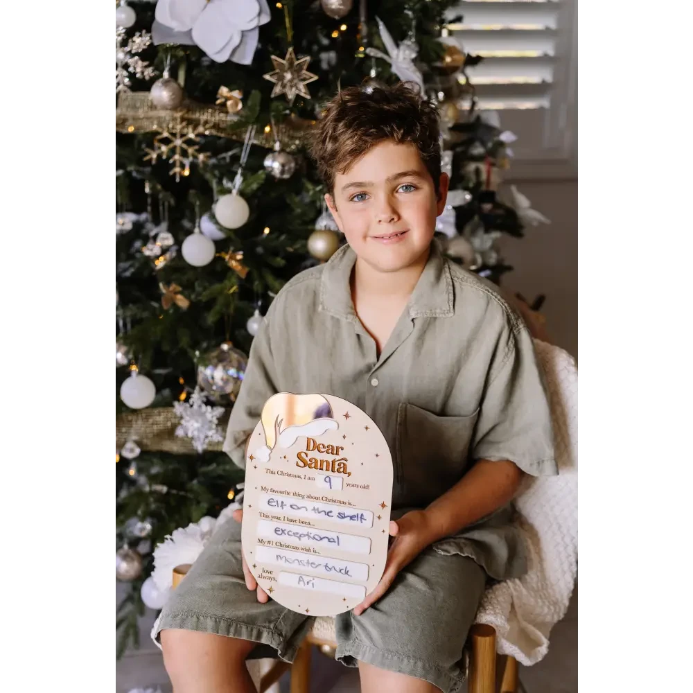 Dear Santa Letter Board - Timber Tinkers