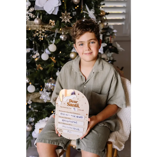 Dear Santa Letter Board - Timber Tinkers