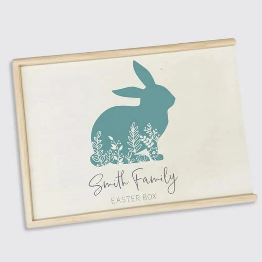 Easter Box - Floral Bunny - Timber Tinkers