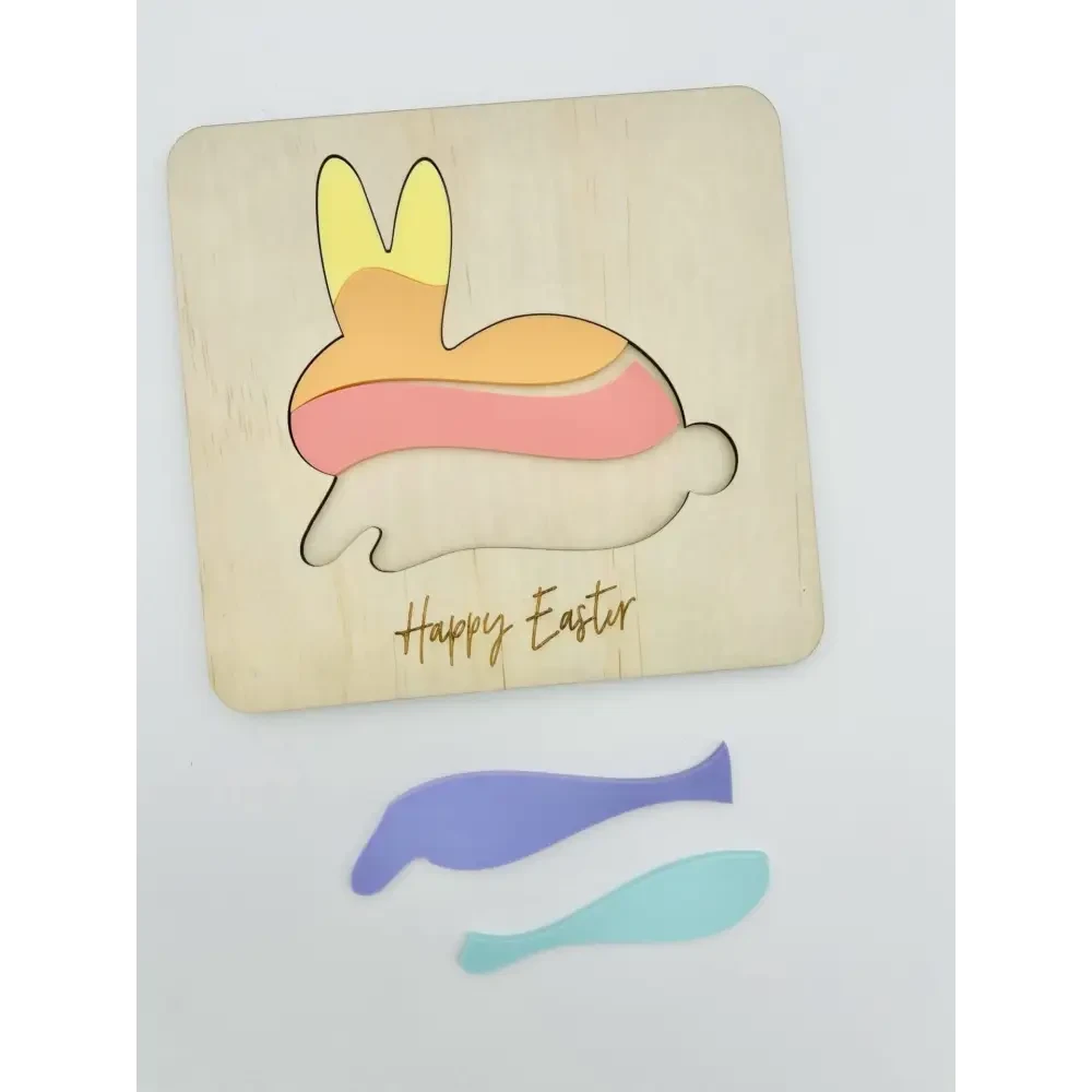 Easter Bunny Puzzle - Timber Tinkers