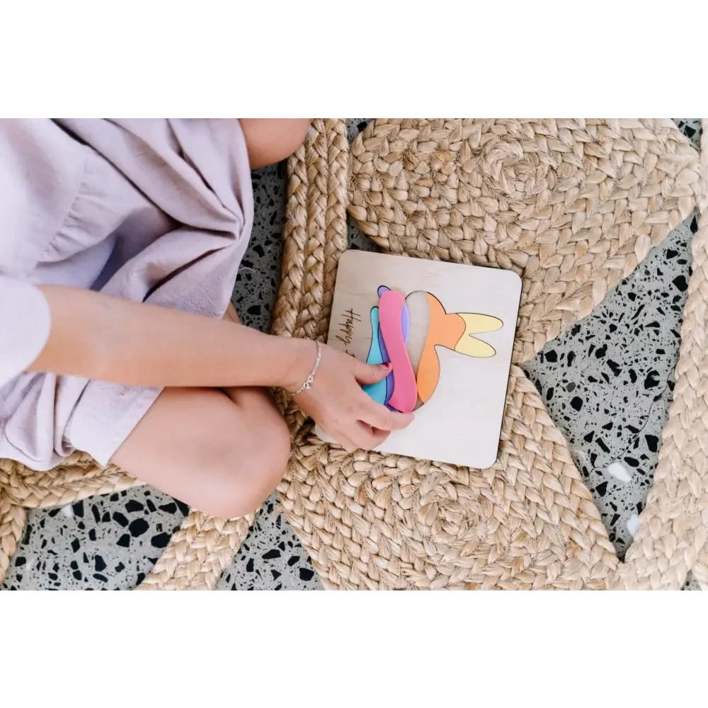 Easter Bunny Puzzle - Timber Tinkers