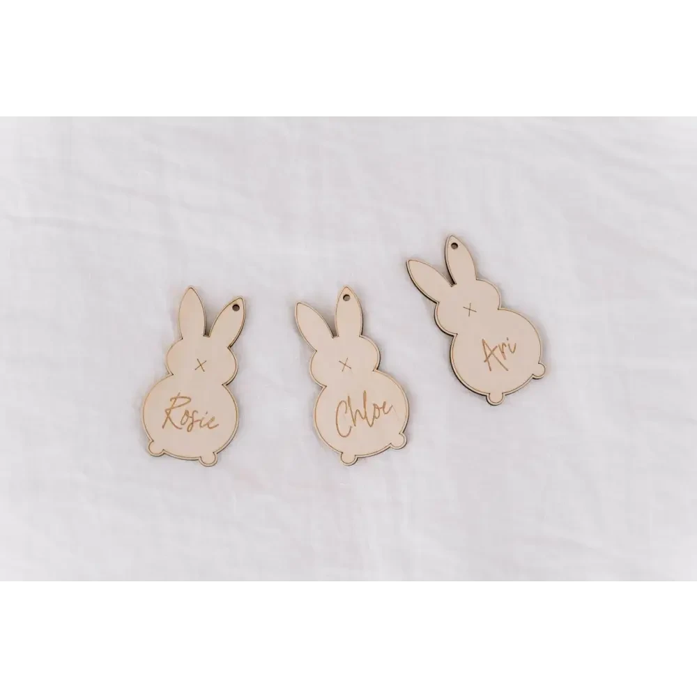 Easter Tag - Bunny - Timber Tinkers