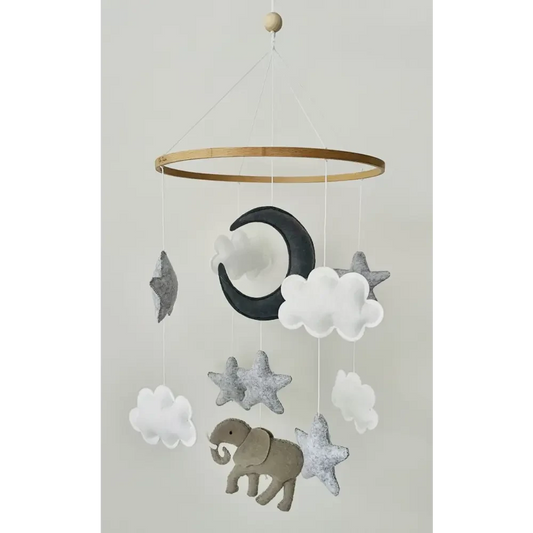 Elephant Nursery Mobile - Timber Tinkers