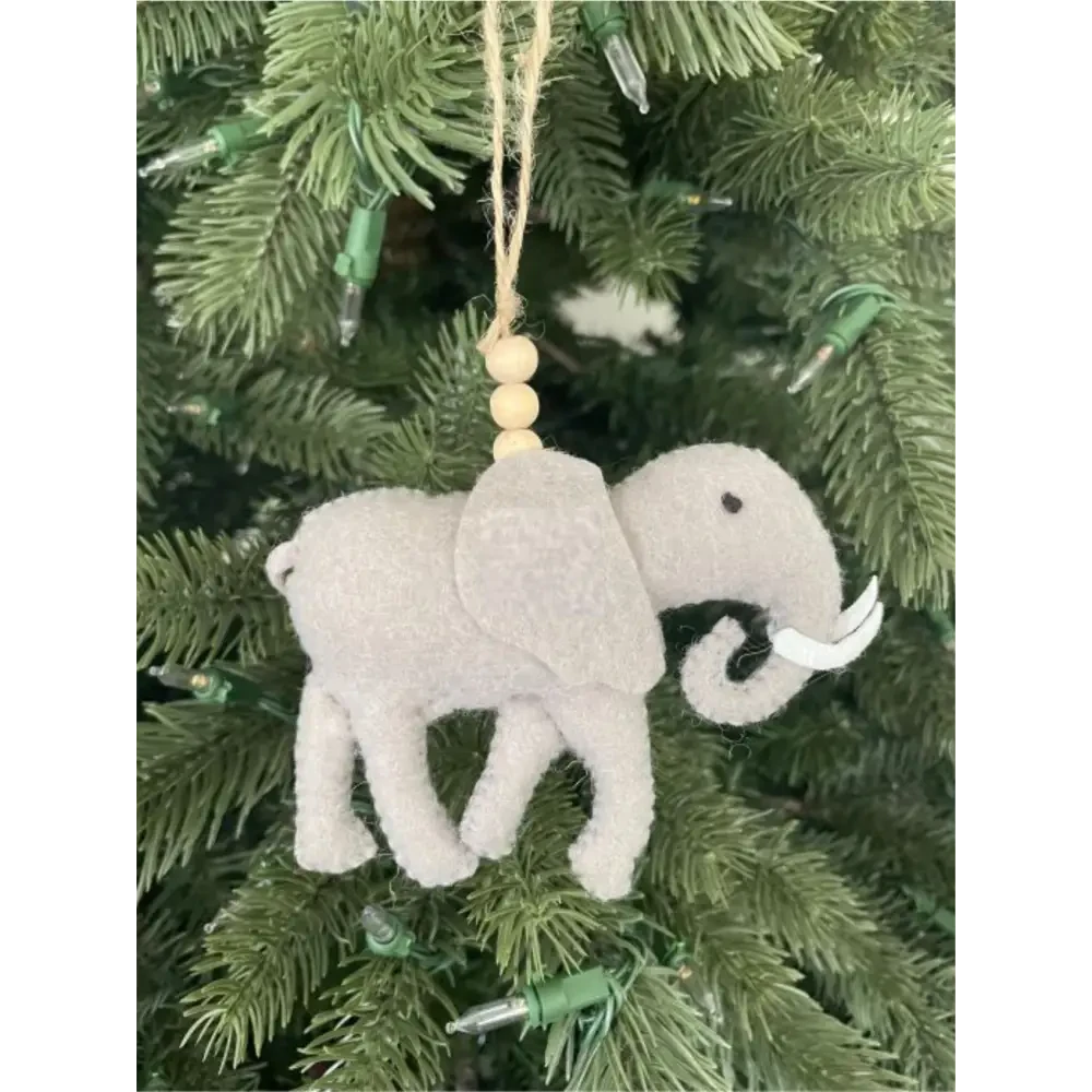 Elephant Ornament - Timber Tinkers