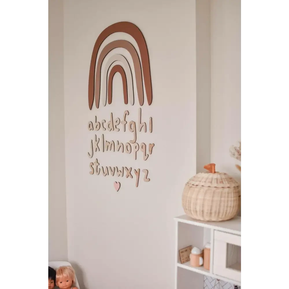 Extra Large Rainbow Wall Decal - Sand Dunes - Timber Tinkers