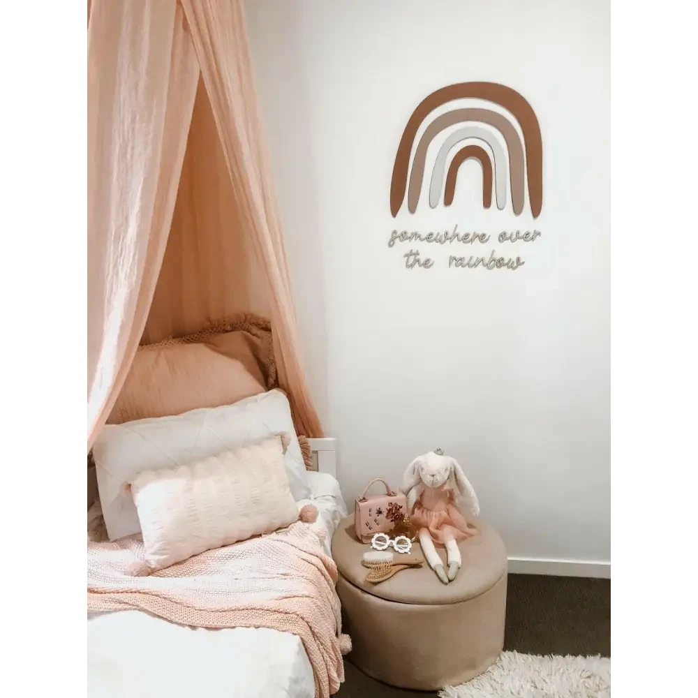 Extra Large Rainbow Wall Decal - Sand Dunes - Timber Tinkers