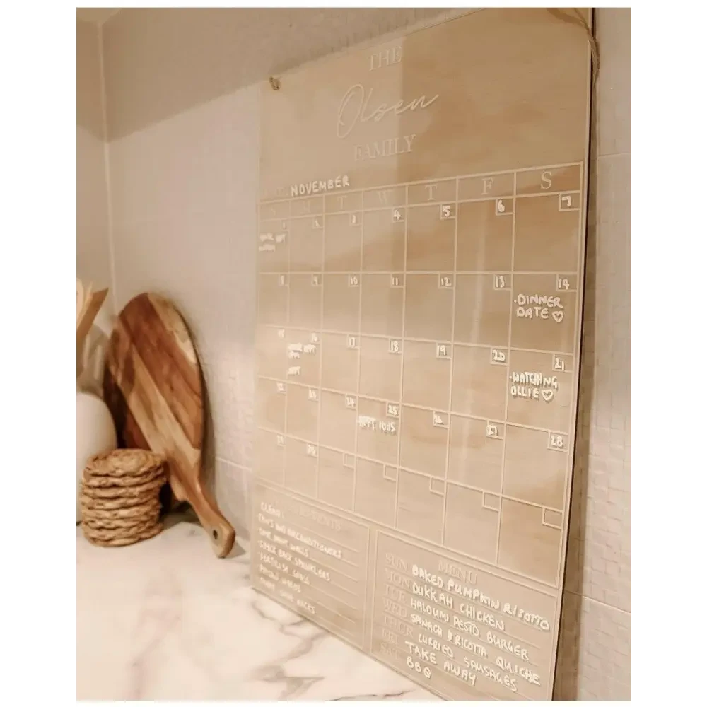 Family Calendar - Classic Design - Timber Tinkers