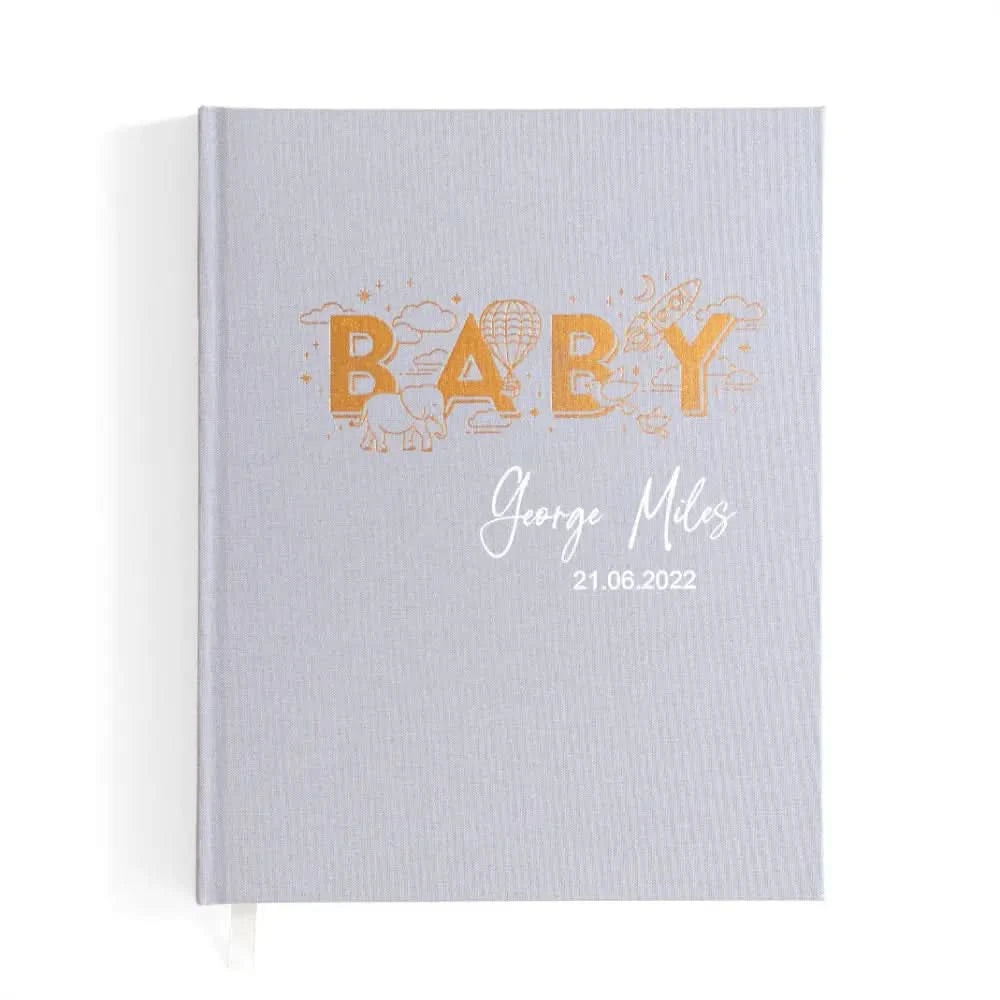 Fox & Fallow Baby Book Grey - Timber Tinkers