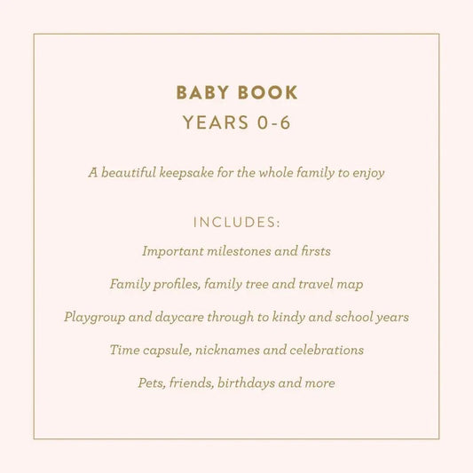 Fox & Fallow Baby Book Rose