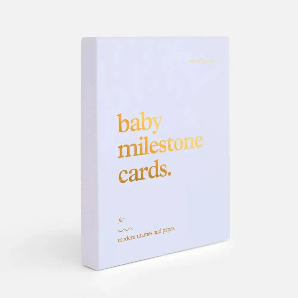 Fox & Fallow Baby Milestone Cards Blue - Timber Tinkers