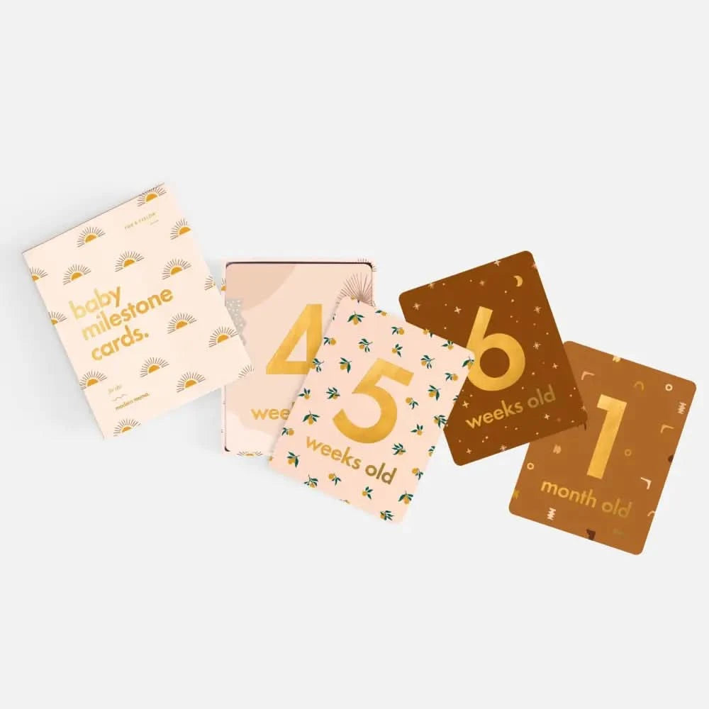 Fox & Fallow Baby Milestone Cards Boho - Timber Tinkers