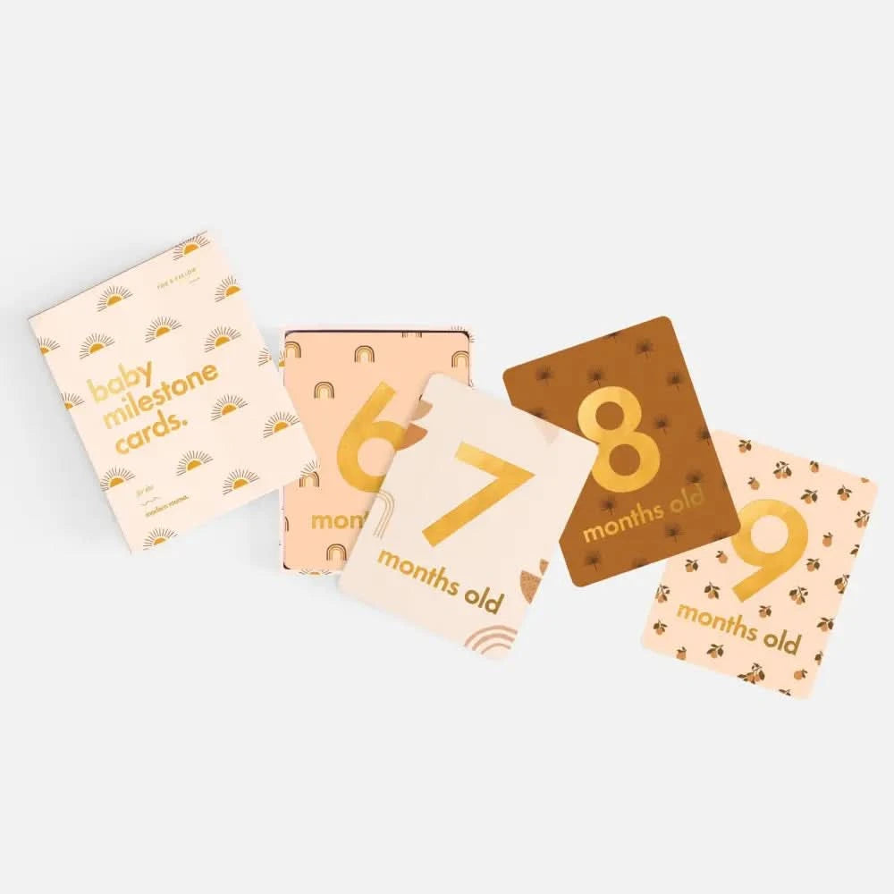 Fox & Fallow Baby Milestone Cards Boho - Timber Tinkers