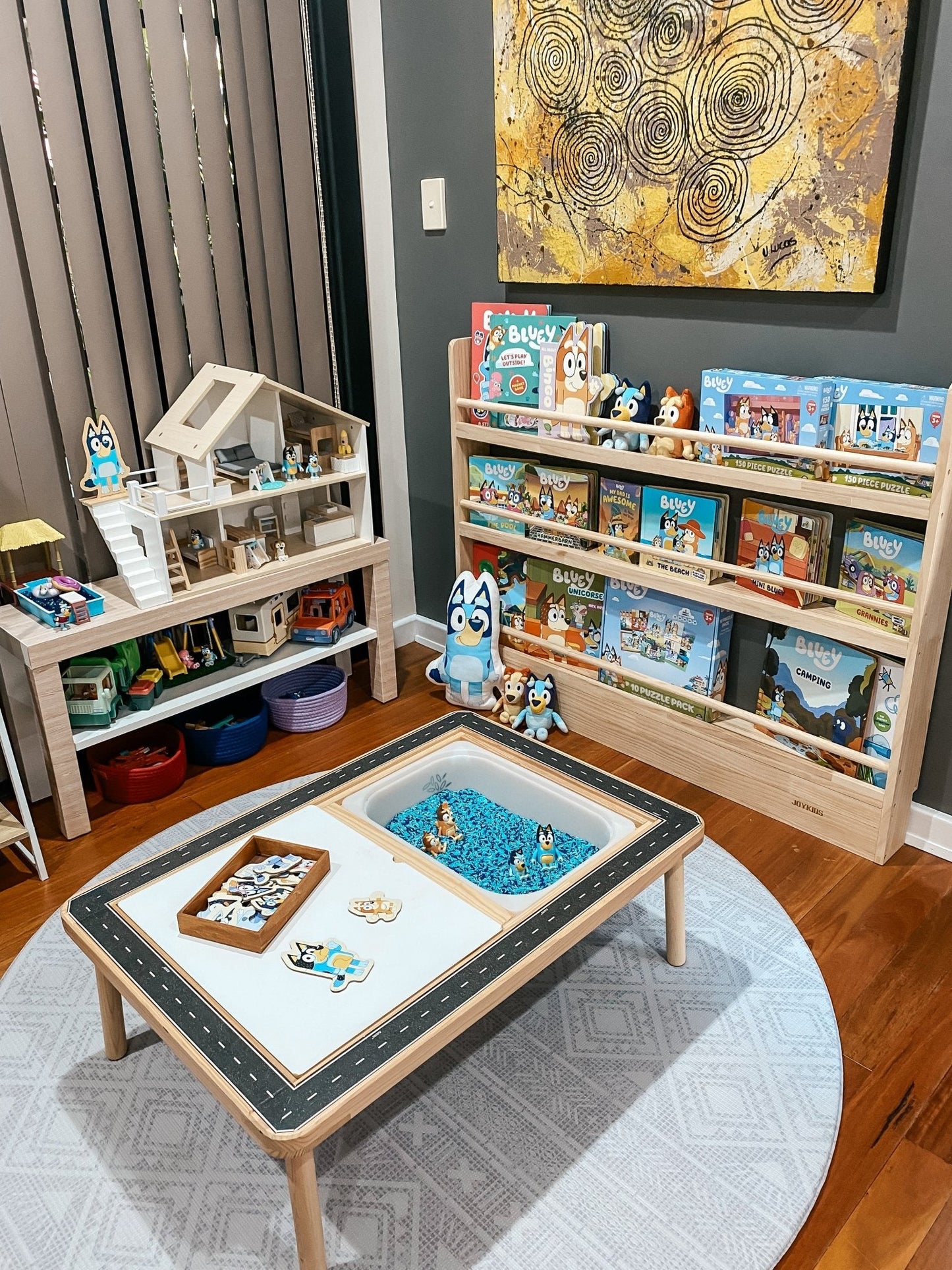Front Facing Bookshelf with 3 Tier - SolidWood
