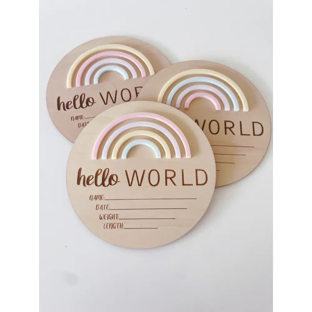 Hello World Rainbow Sorbet - Timber Tinkers
