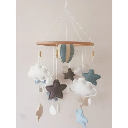 Hot Air Balloon Nursery Mobile - Timber Tinkers