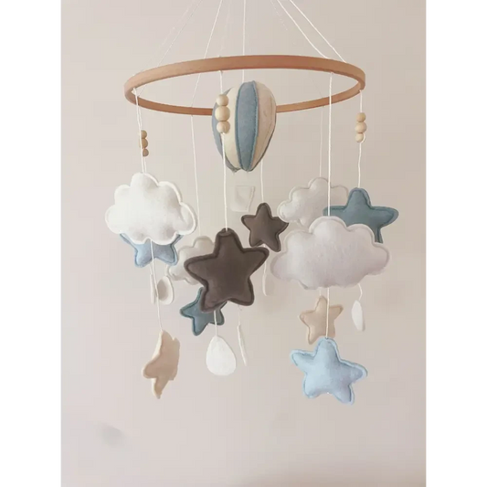 Hot Air Balloon Nursery Mobile - Timber Tinkers