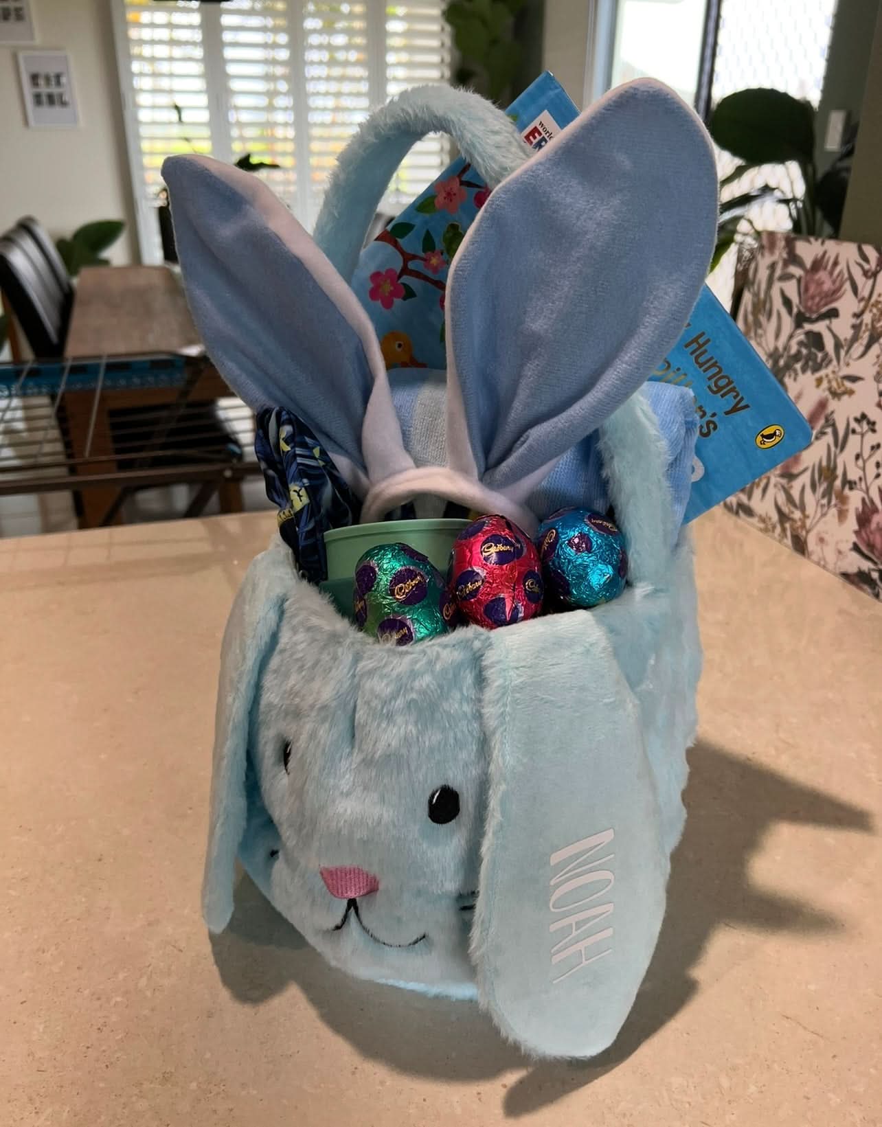 Easter Bunny Basket - Grey
