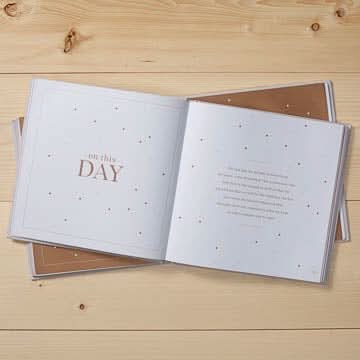 Wedding Guest Book - 'on this day'